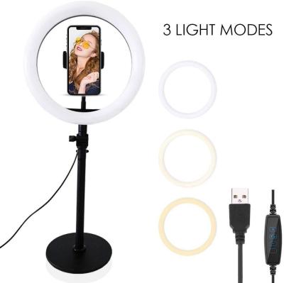 China Selfie Ring Light with Stand, Phone Holder for Makeup Live Stream Video Photography TikTok YouTube for sale