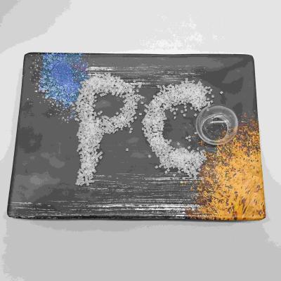 China Eco Friendly Recyclable Polycarbonate Resin Halogen Free V0 PC Resin for sale