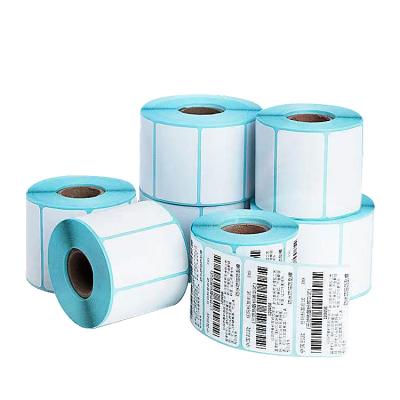 China High Quality Waterproof 30-100mm Colored Sticker Thermal Paper Self Adhesive Direct Printing Shipping Label for sale