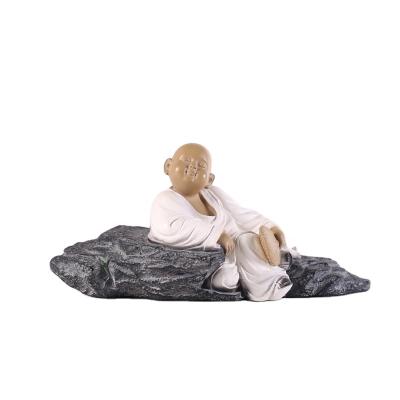 China Dropshipping Chinese Cute Bonze Figurines Fengshui Monk Buddha Statue Home Decoration China Popular Hot Selling Products for sale