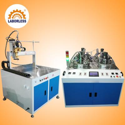 China machinery & Automatic Epoxy Resin AB Glue Potting Machine Two Component Filling Machine Two Heads Equipment Polyurethane Sealant Liquid Dispenser for sale