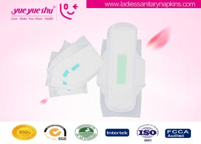 China Cloth Negative Ion Sanitary Napkin / White Cotton Anion Sanitary Pad for sale