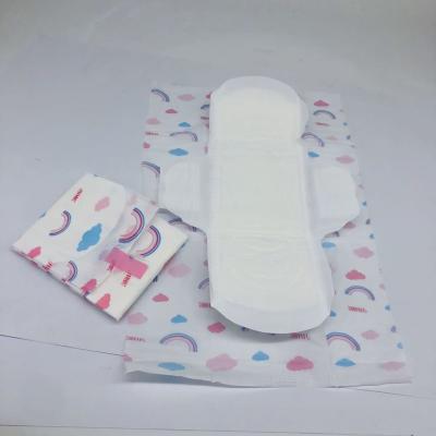 China Extra New Fashion Cotton Sanitary Towels / Natural Sport Sanitary Napkin Pad for sale