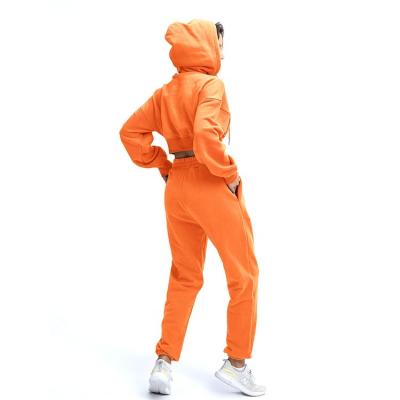 China Antibacterial durable fitness cheap yoga women cotton sportswear pants hoodie breathable suit for sale