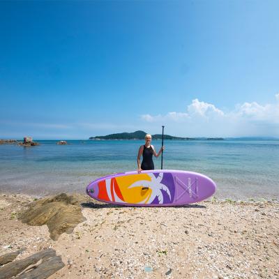 China New Design Waterproof New Design Custom Foldable Inflatable SUP Up Paddle Board ISUP Air Board For Surf PVC Kayaking Fishing Tackle for sale