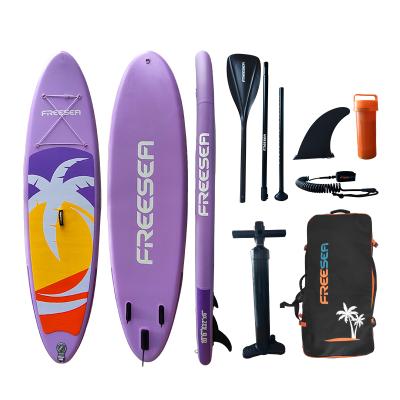 China FREESEA Drop Stitch Waterproof Bodyboard Stand Up Paddle Board For Lady Soft Top Surfboard For Water Sports for sale