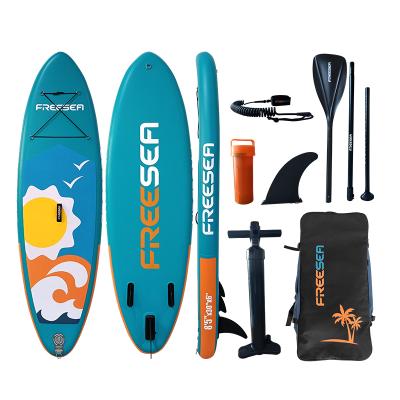 China Junior Soft Waterproof Non-slip Air Top Inflatable Sip Paddle Board With Fins For Give The Mysterious And Exquisite Gifts Away for sale