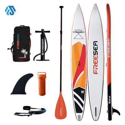 China FREESEA SUP Inflatable Paddle Boards Longboard Waterproof Non-Slip Wholesale Hot Selling Inflatable Packing Surfboard for sale