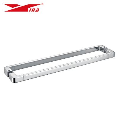 China Easy to install and durable stainless steel tube door handle bathroom shower door handles polished nickel handle for door glass shower for sale