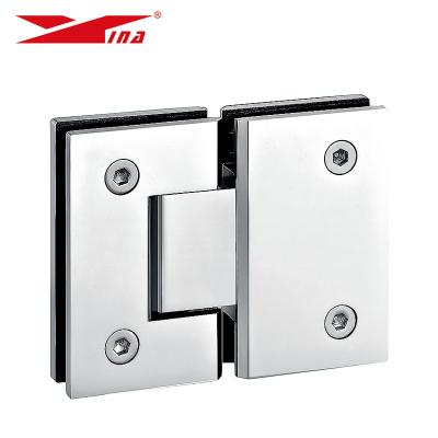 China When rotating the door 25Â ° 180 Degree Shower Door Pivot Hinge 8mm-12mm 304 Stainless Steel Glass to Bathroom Glass Hinge for sale