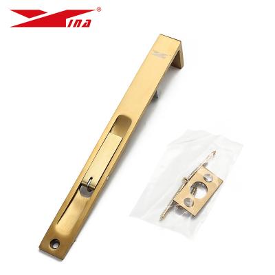 China Concealed Style SS 304 or 201 Flush Door Bolt Commercial Hardware for Apartment Metal Door Stainless Steel Aluminum Concealed Flush Bolts for sale