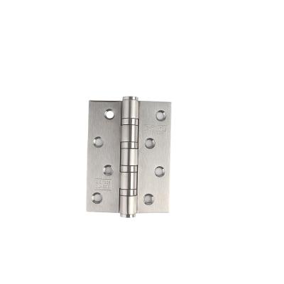 China Low Price Durable Butt Hinges Stainless Steel Ball Bearings Four Hinge 4*3*3 Satin Finish For All Kinds Of Wooden Door for sale