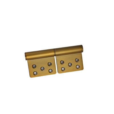 China Wholesale Easy Installation Hinge 201 Flag Hinge Yellow Stainless Steel Bronze Wooden Door Hinge 5*4*3 For Bedroom Door for sale