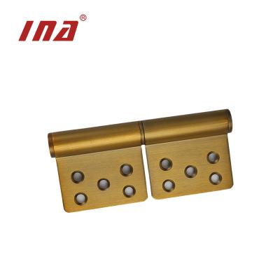 China Easy Installation Good Quality Door Hinge Stainless Steel 201 Flag Hinge 5*4*3 Door Hardware Yellow Bronze Hinge For Wooden Door for sale