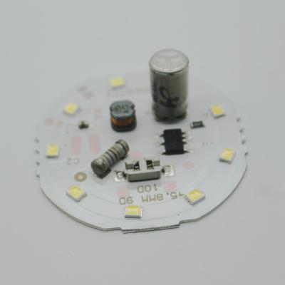 China INGAN Custom round smd 2835 dob bulb aluminium pcb board 165-265v circular ac dob led module for sale