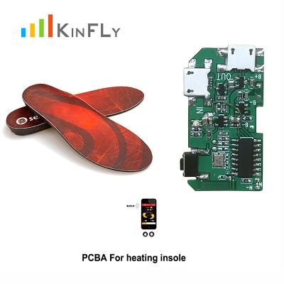 China FR-4/CEM-1/CEM-3/Polyimild/PTFE/Rogers Custom Heating Insole PCBA Manufacturer PCB Assembly SMD Electronic Circuits Service for sale