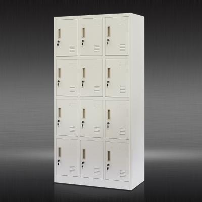 China Knock Down 12 Locker Door Cell Phone Storage Locker Staff Lockers for sale