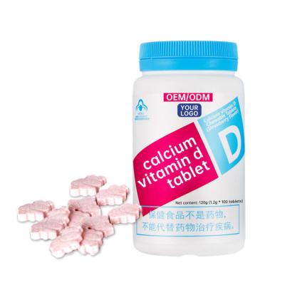 China Improved Bone Density OEM Calcium Vitamin D Tablets Manufacturer Supply Calcium Vitamin D Tablets Bulk for sale