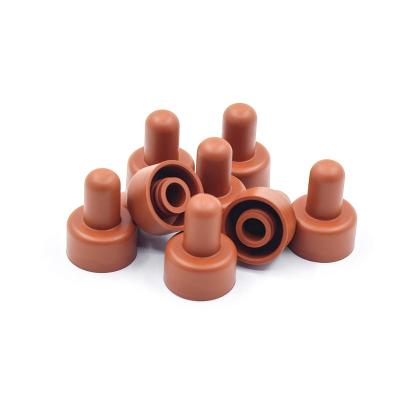 China Customized Size Per Customer Request Mini Rubber Stopper Silicone Plugs for sale