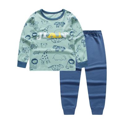 China Thermal Pajamas Boys Girls Cartoon Baby Pajamas Kids Baby Pajamas Korean Cotton Baby Pajamas for sale