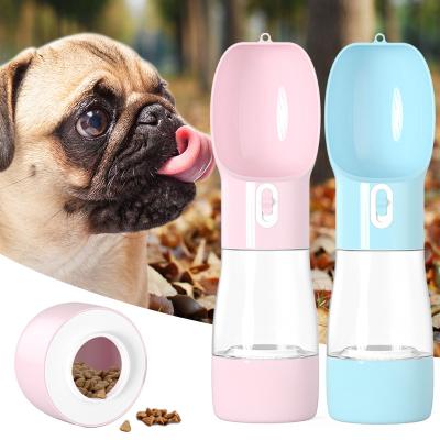 China Portable Viable Dog Water Bottle For Puppy Drinking Cat Water Dispenser Pet Products Multifunctional Water Feeder Dog Bowl Dogs for sale