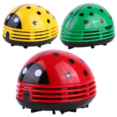 China Cyclone Technology Mini Ladybug Vacuum Cleaner Desktop Coffee Table Vacuum Cleaner Dust Collector for Home Office for sale