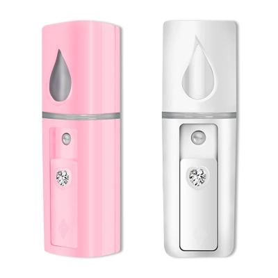 China 20ml USB Rechargeable Portable Nano Mist Sprayer Humidifier Beauty Skin Care Mini Face Steamer DEEP CLEANSING Facial Tools for sale