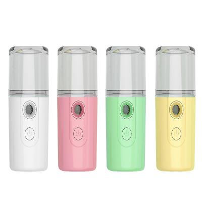 China 2021 Portable USB Mini Nano Facial Mist Spray Facial Steamer Spa Face Sprayer Beauty DEEP CLEANSING Device for sale