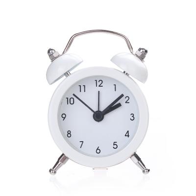 China LUMINOVA Mini Metal Alarm Clock Portable Retro Lovely Home Cartoon Outdoor Watch Gift for Kids Friends Digital Alarm Clock for sale