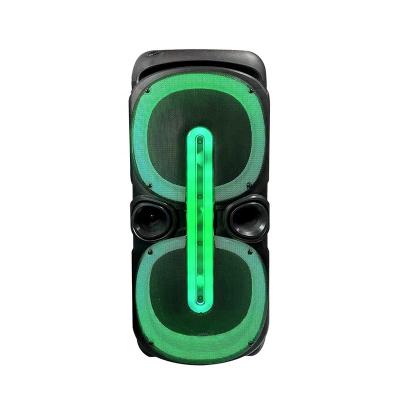 China High Power PORTABLE Smart Professional Wireless BLUE TOOTH Heavy Bass Speaker With LED Flashing Light FM MIC USB TWS SD Gaming Speaker for sale