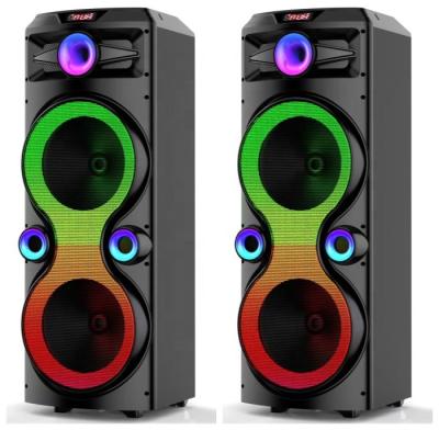 China 2023 Mini New Parlantes Party Speaker Dual Horn 12inch Large TWS Speaker Subwoofer Speaker With 2 - 39 Large DJ Remote Control Boxsch for sale