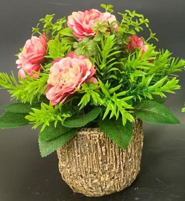 China Natural Touch Cheap Artificial Plants Flower Peony Bonsai Interior Ministry Store Decoration Artificial Flower Simulation Pots For Plants Flower for sale