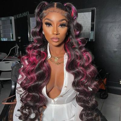 China Body Wave Body Wave 13*4 Lace Frontal Human Virgin Hair Wigs Full Cuticle Aligned Unprocessed Indian Virgin Hair Wigs Body Wave for sale