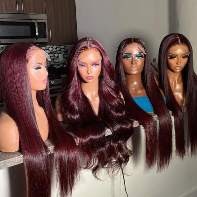 China Natural Black Lace Front Wigs Transparent Density HD Front Wig Pre Plucked 180% Body Wave 5x5 HD Lace Wig Body Wave HD Lace Wig for sale