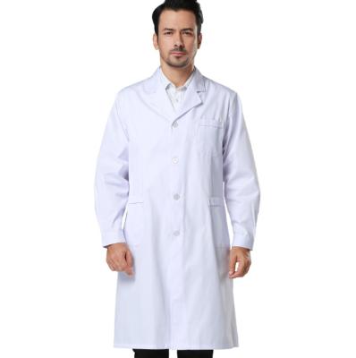 China Cyalaa Medical Breathable Comfortable Laboratory Hospital Wholesale Medical Uniform White Coat for sale