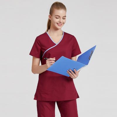 China Sweet Cyalaa CJ1483 China Wholsale Scrubs Doctor Nurse Uniforms Hospital Uniforms Long Sleeve Cosmetologist Sets for sale