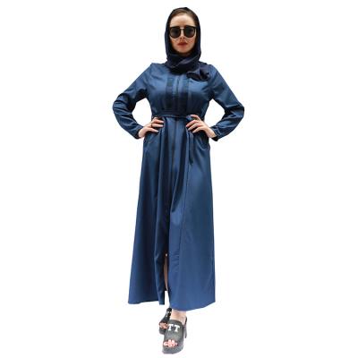 China Abaya Washable Arabic Dress Muslim Abaya Dresses in Dubai Islamic Clothing for Women Fashion Satin Muslim Dress for sale