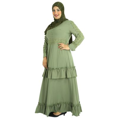 China Wholesale Plus Size Arabic Comfortable And Finished Jacquard Washable Quilting Muslim Dress for sale