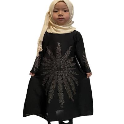 China Washable Muslim Dress Abaya for GIRL Dress Dubai Dress Islamic Casual Abaya Kaftan Long Long Dress for sale