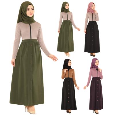 China Washable Islamic Aesthetic Muslim Women's Abaya Flower Clothing Long Sleeves for sale