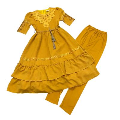 China Grade holiday party breathable top skirts sell well in 2021 cjild dress set for sale