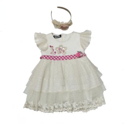 China 2021 Breathable Agile Soft Custom Made Baby Dress Girls For Spring Flower Decoration Dress For Baby Girls Dress Baby Summer Dresses for sale