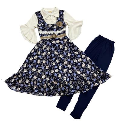 China 2021 Breathable Jordan African Festival Dress 6-16 Years Kid Clothing Set for sale