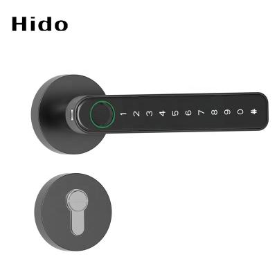 China Hido Smart Fingerprint Lock Handle Password Security Safety Digital Door Lock for sale