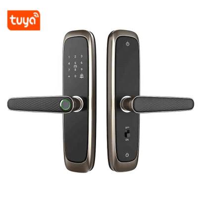 China Hotel House Room Door Smart Lock Card Fingerprint Password Digital Lock with Tuya for sale