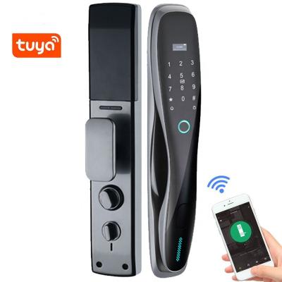 China Keyless Lock Door Tuya APP Control WIFI Password Biometric Fingerprint Digital Door Lock for sale