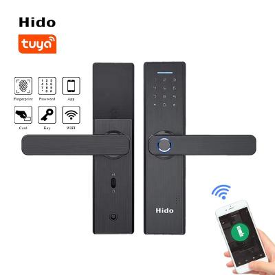 China Hido Smart Gate Lock WIFI Tuya APP Fingerprint Security Keyless Digital Door Lock for sale