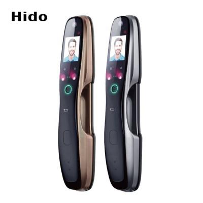 China Hido Keyless Smart Door Lock Automatic Palmprint Fingerprint Face Recognition Door Lock for sale