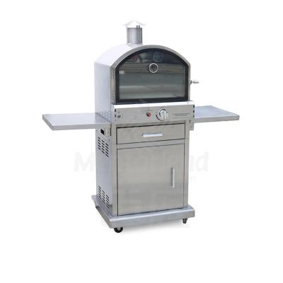 China Wholesale New Easily Assembled Stainless Steel Grill Grills GRILL Paris Outdoor Stainless Steel Pizza Oven With Wheels for sale