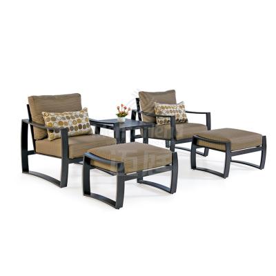 China Newyork 5pcs modern hot sale cheap comfortable club chair set outdoor furniture for sale